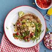 roasted corn tostadas