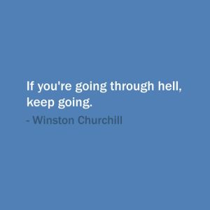 going through hell